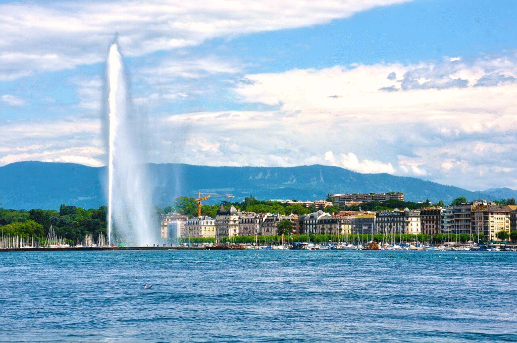Switzerland travel places to visit with scenic Alps, lakes and charming villages
